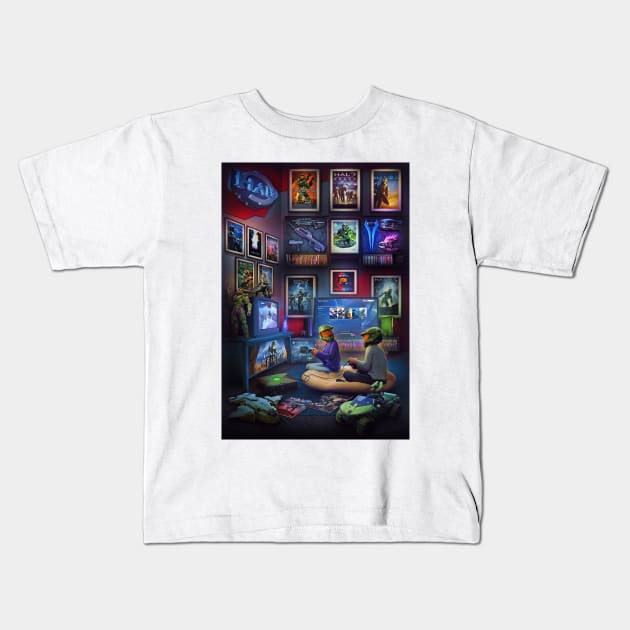 Halo Legacy Kids T-Shirt by Rachid Lotf